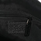 Guccissima Suede Crossbody Bag Black