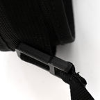 Soft GG Supreme Monogram Calfskin Web Double Buckle Backpack Black