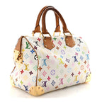 Monogram Multicolor Speedy 30 White