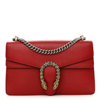 Dollar Calfskin Swarovski Crystal Small Dionysus Shoulder Bag Hibiscus Red