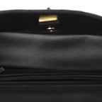 Lambskin Quilted Mini Rectangular Flap Black