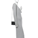 Dollar Calfskin Crystal Super Mini Dionysus Shoulder Bag Black