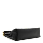 Lambskin Quilted Medium Double Flap Bijoux Chain Black