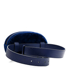 Velvet Matelasse GG Marmont Belt Bag 85 34 Cobalt Blue