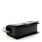 Caviar Quilted Small Boy Flap Black