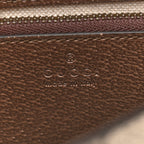 GG Supreme Monogram Web Mini Ophidia Flap Shoulder Bag Brown