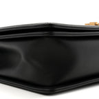 Calfskin Quilted New Medium Boy Flap Black