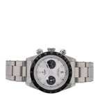 Stainless Steel 41mm Black Bay Chronograph Panda Automatic Watch White 79360N