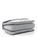Lambskin Quilted Small Trendy CC Flap Dual Handle Bag Grey