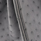 Ostrich Birkin 25 Gris Agate