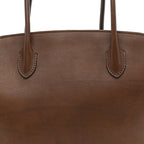 Polished Saddle Calfskin Marlo 14 Deep Brown