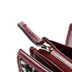 Tweed GG Monogram Mini Dionysus Chain Wallet Black White Romantic Cherry