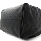 Calfskin Monogram Speedy P9 Bandouliere 40 Ultra Black