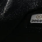 Lambskin Chevron Quilted Small Double Flap Black