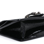 Crinkled Patent Mini Dionysus Shoulder Bag Black