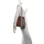 Damier Ebene Neonoe MM Cherry Berry