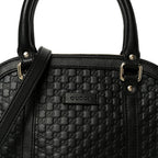 Microguccissima Mini Dome Bag Black