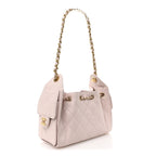 Caviar Quilted Mini Chanel 25 Handbag Light Pink