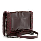 Patent Small Boy Reverso Flap Burgundy