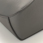 Soft Grained Calfskin Mini Puzzle Edge Bag Gunmetal