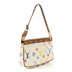 Monogram Multicolor Pochette Accessories White