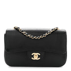Lizard Mini Rectangular Flap Black