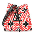 Monogram Giant Crafty NeoNoe MM Creme Rouge Black
