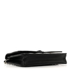 Patent Calfskin Quilted Reissue Wallet On Chain WOC So Black