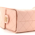 Caviar Quilted Mini Chanel 25 Handbag Light Pink