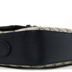 GG Supreme Monogram Textured Dollar Calfskin Small Horsebit 1955 Shoulder Bag Beige Blue