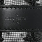 Monogram See Through Keepall Bandouliere 50 Black