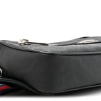 Soft GG Supreme Monogram Web Belt Bag Black Grey