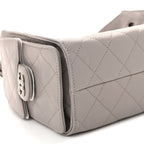 Caviar Quilted Mini Chanel 25 Handbag Dark Grey