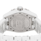 Stainless Steel Ceramic 38mm J12 Phantom Automatic Watch White