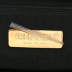 Tweed Quilted Maxi Chanel 19 Flap Black Silver Ecru
