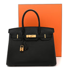 Togo Birkin 30 Black