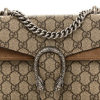 GG Supreme Monogram Mini Dionysus Shoulder Bag Taupe