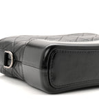 Aged Calfskin Quilted New Medium Gabrielle Hobo Black