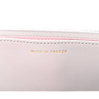 Caviar Quilted Textured CC Wallet on Chain WOC Grey