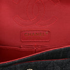 Denim Tweed 2.55 Reissue 224 Flap  Black