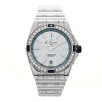 Stainless Steel Diamond Bezel 38mm Chronomat Automatic Watch Ice Blue A17356