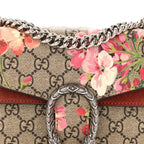 GG Supreme Monogram Blooms Mini Dionysus Shoulder Bag Beige Multicolor Dry Rose