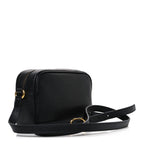 Pebbled Calfskin Mini Soho Disco Bag Black