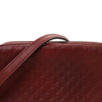 Microguccissima Mini Bree Messenger Bag Red