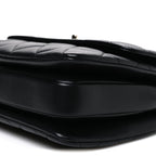 Lambskin Quilted Small Trendy CC Dual Handle Flap Bag Black
