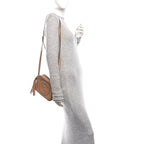 Pebbled Calfskin Small Soho Disco Bag Rose Beige