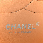 Caviar Quilted Jumbo Double Flap Dark Beige