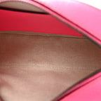 GG Supreme Monogram Textured Dollar Calfskin Web Ophidia Small Crossbody Bag Beige Ebony Fuchsia