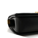 Lambskin Quilted Medium Boy Flap Black