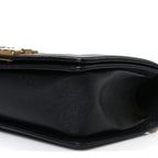 Caviar Quilted Medium Boy Flap Black